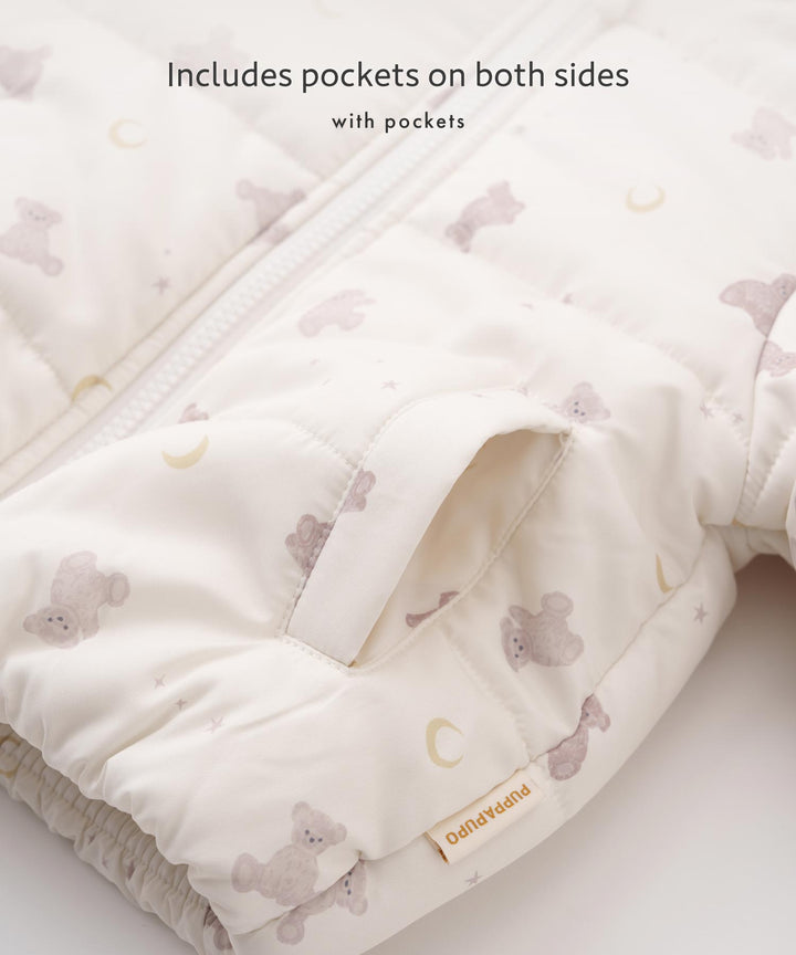 [Water-Repellent] Washable Padded Jacket