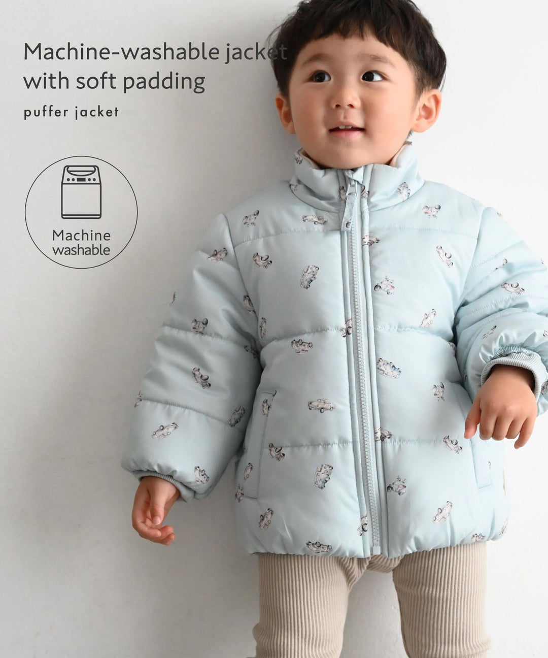 [Water-Repellent] Washable Padded Jacket