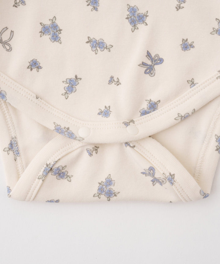 Long-Sleeve Romper with Frill Collar