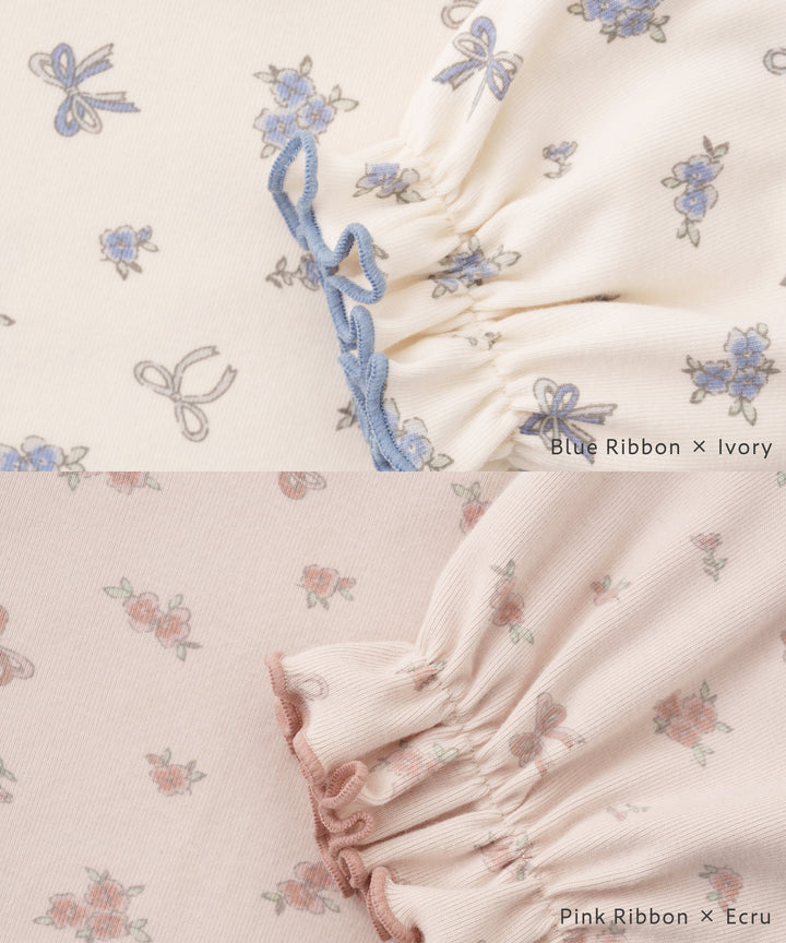 Long-Sleeve Romper with Frill Collar