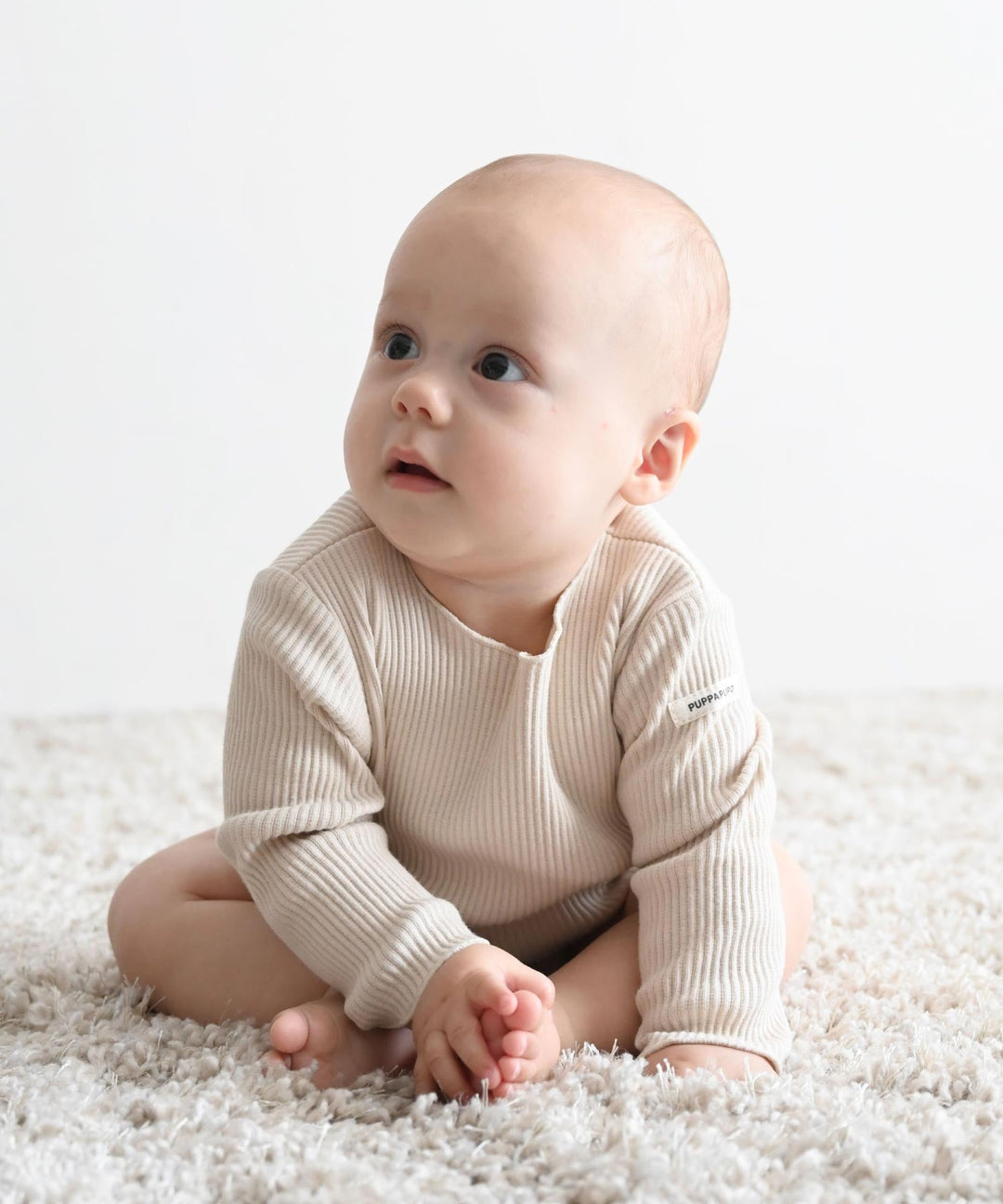 Long Sleeve Ribbed Romper