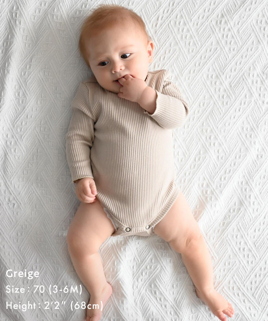 Long Sleeve Ribbed Romper