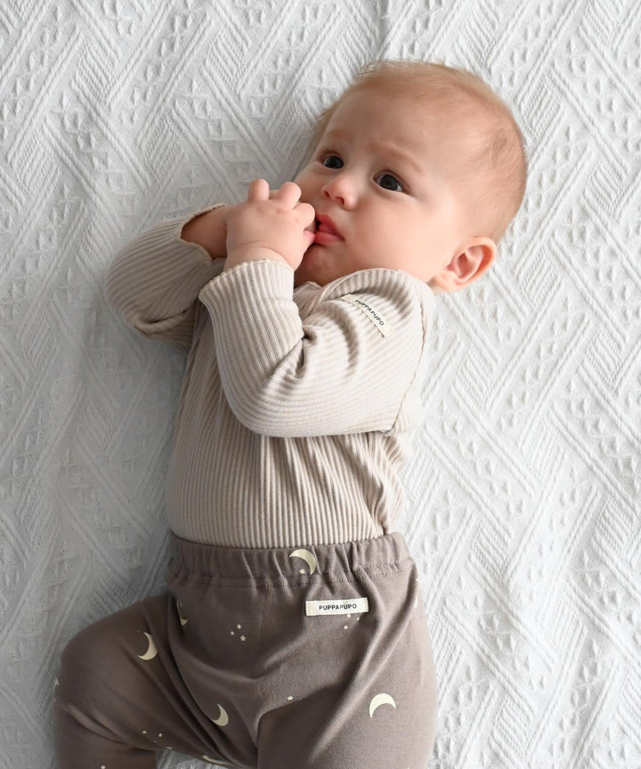 Long Sleeve Ribbed Romper