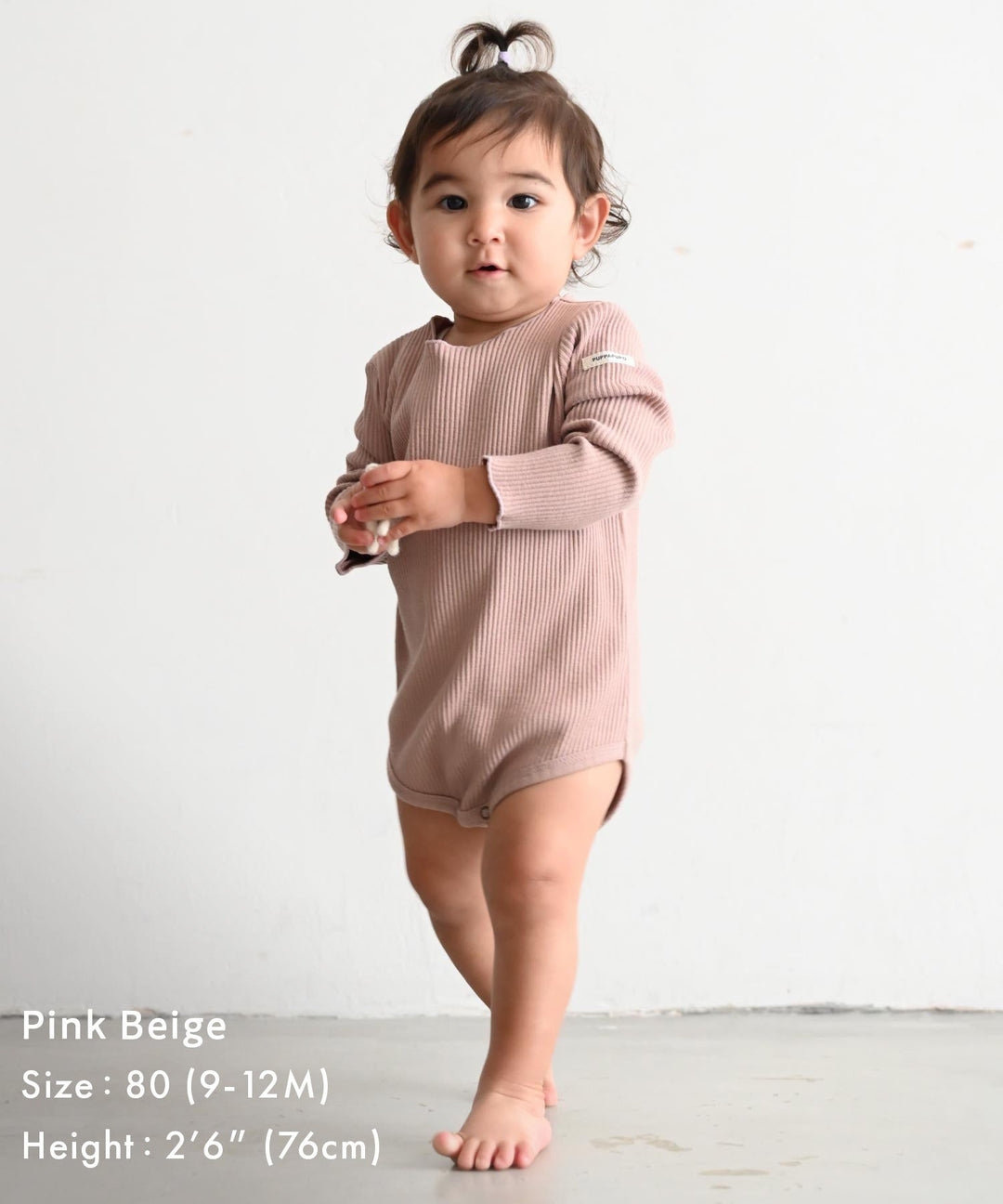 Long Sleeve Ribbed Romper