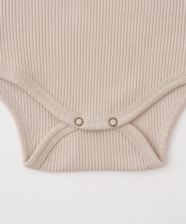 Long Sleeve Ribbed Romper