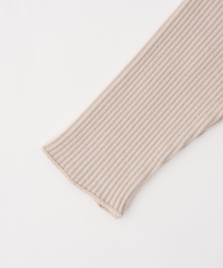 Long Sleeve Ribbed Romper