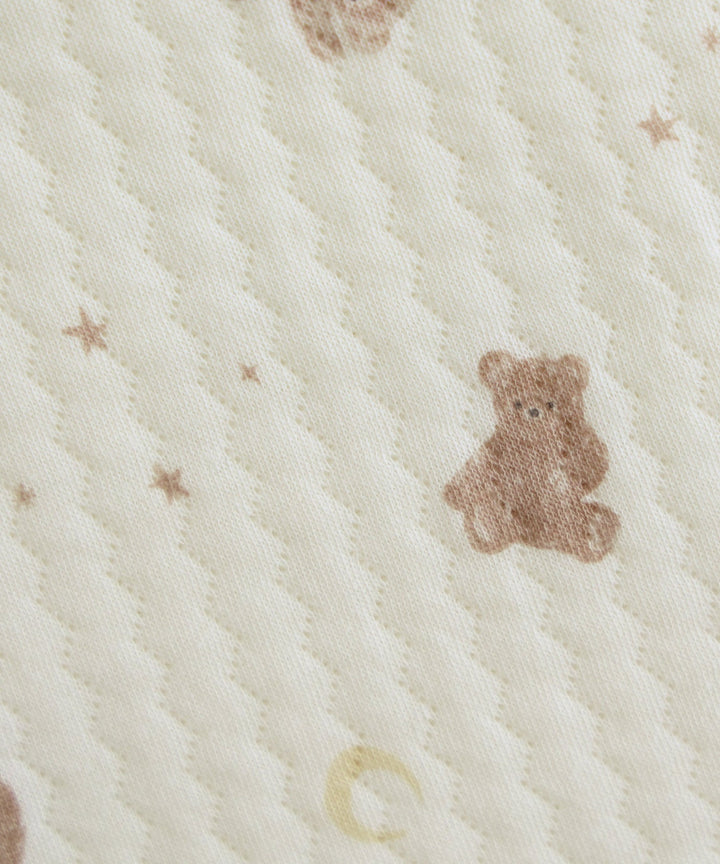 Baby Knit Quilt Pajamas with Stomach-Wrap Waistband