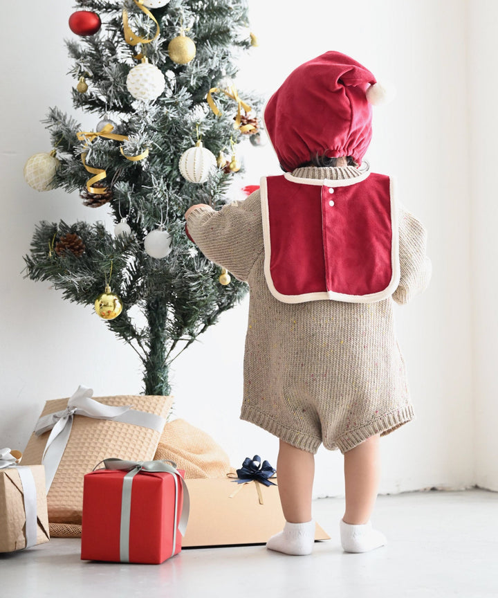 [Christmas] Costume Bib and Bonnet Set