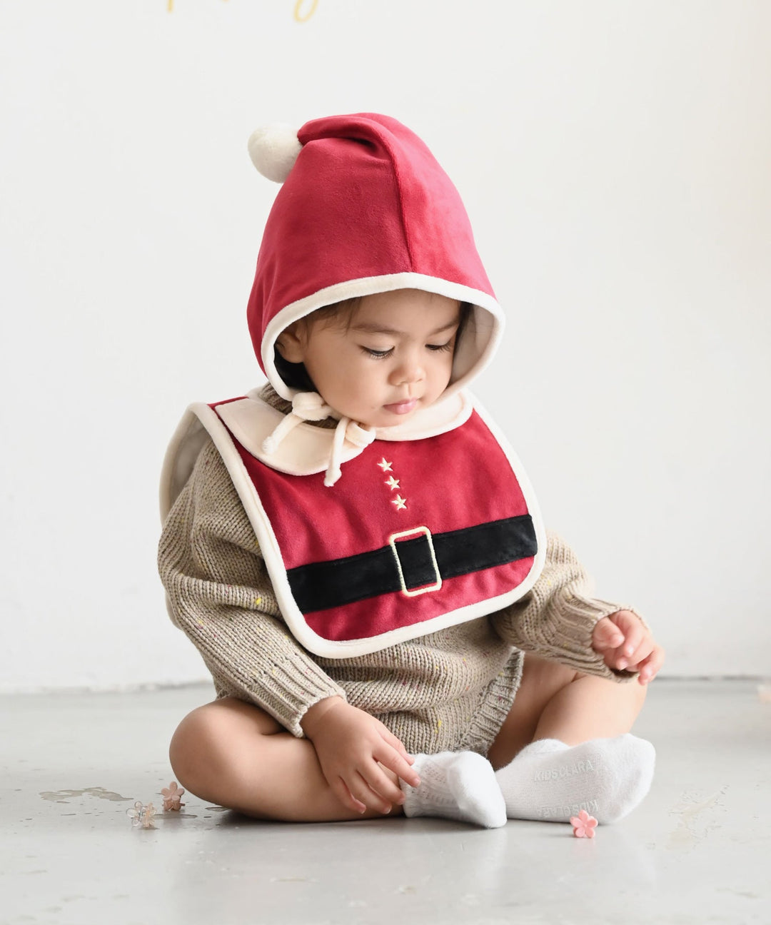 [Christmas] Costume Bib and Bonnet Set