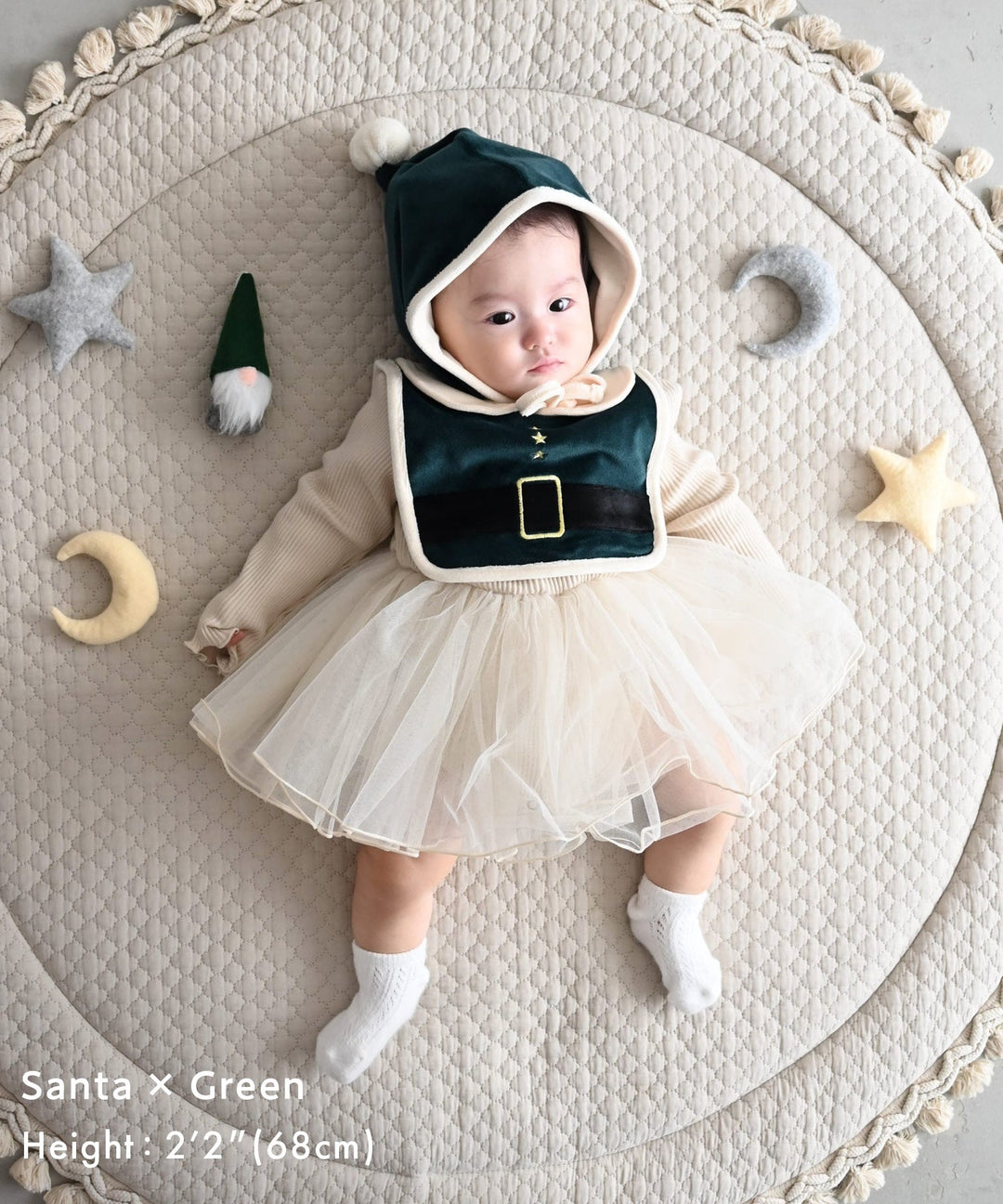 [Christmas] Costume Bib and Bonnet Set