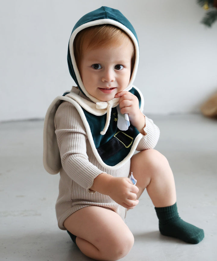 [Christmas] Costume Bib and Bonnet Set