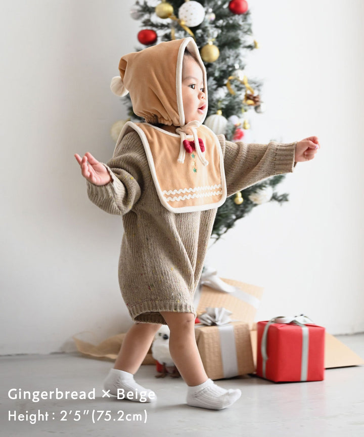 [Christmas] Costume Bib and Bonnet Set