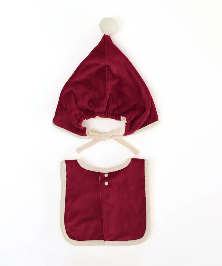 [Christmas] Costume Bib and Bonnet Set