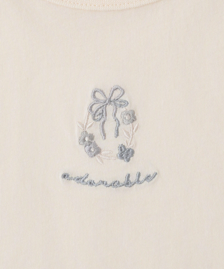 【SS】Shoulder Frill Long-Sleeve T-Shirt