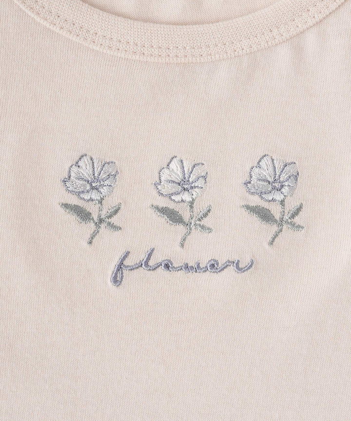 【SS】Shoulder Frill Long-Sleeve T-Shirt