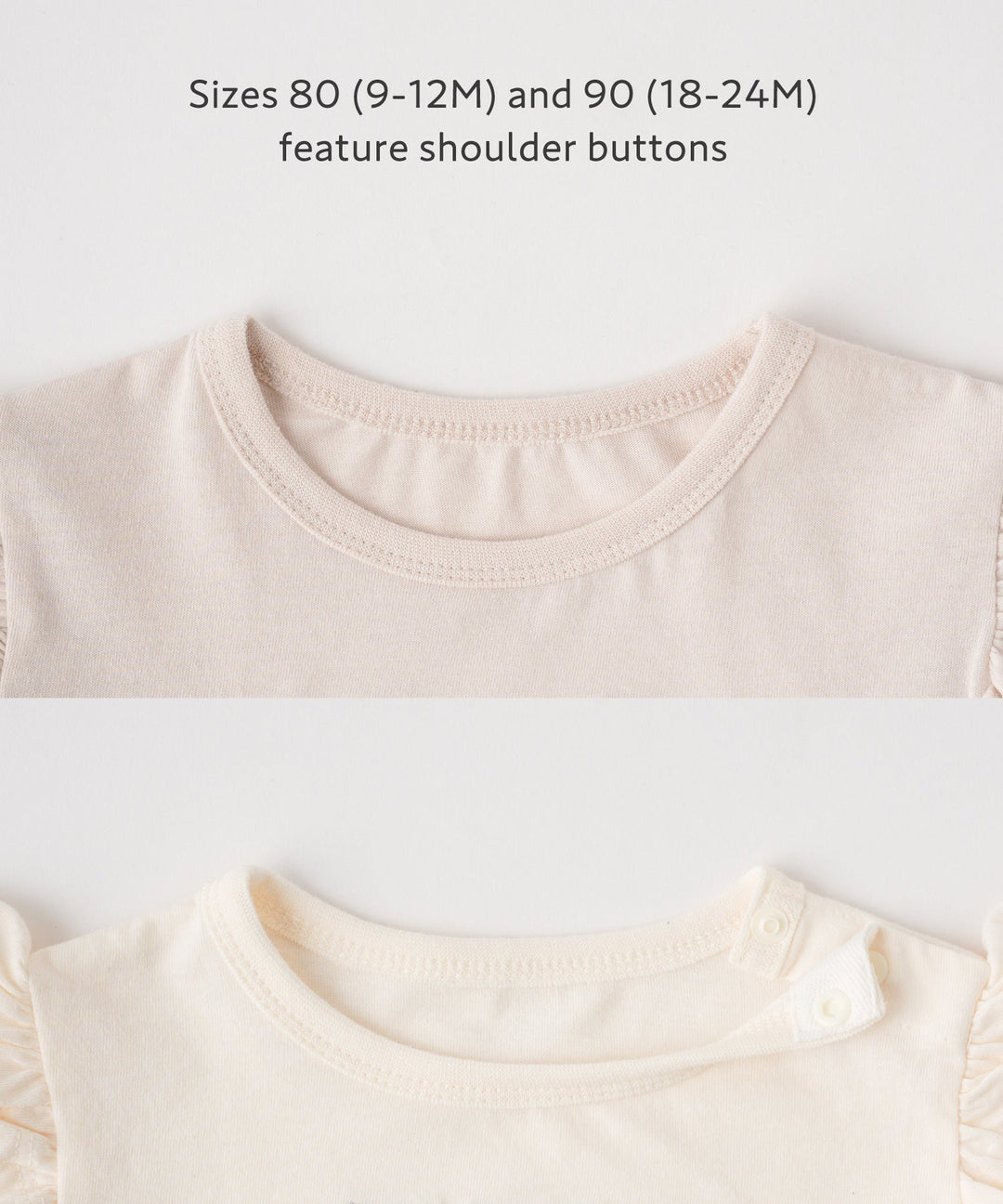 【SS】Shoulder Frill Long-Sleeve T-Shirt