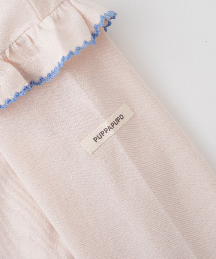 【SS】Shoulder Frill Long-Sleeve T-Shirt