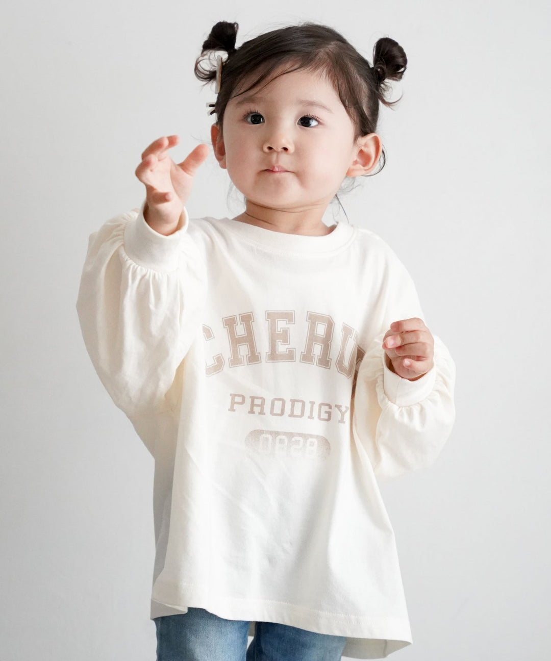 【SS】College Logo Long-Sleeve T-Shirt