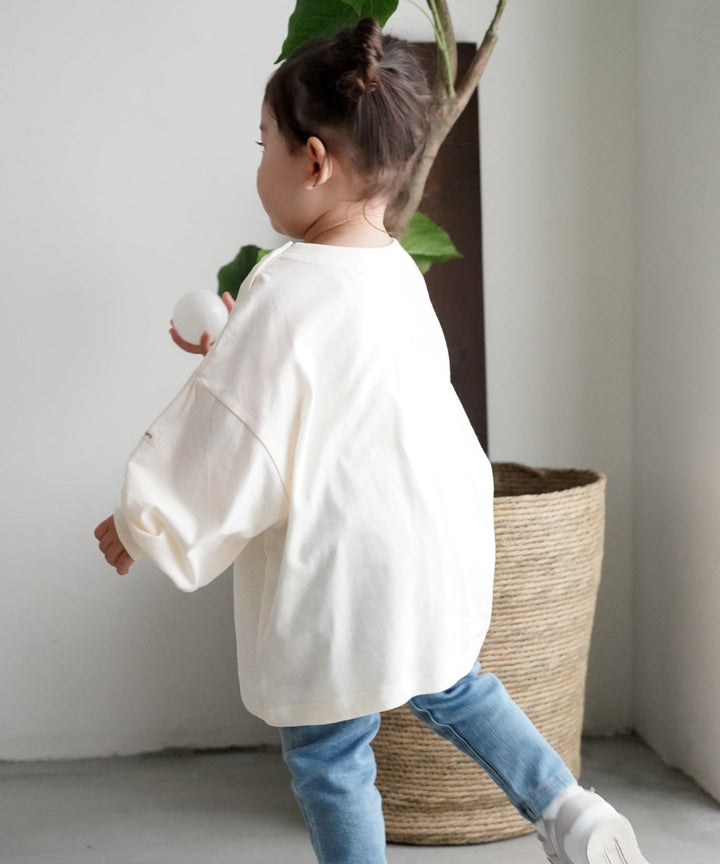 【SS】College Logo Long-Sleeve T-Shirt