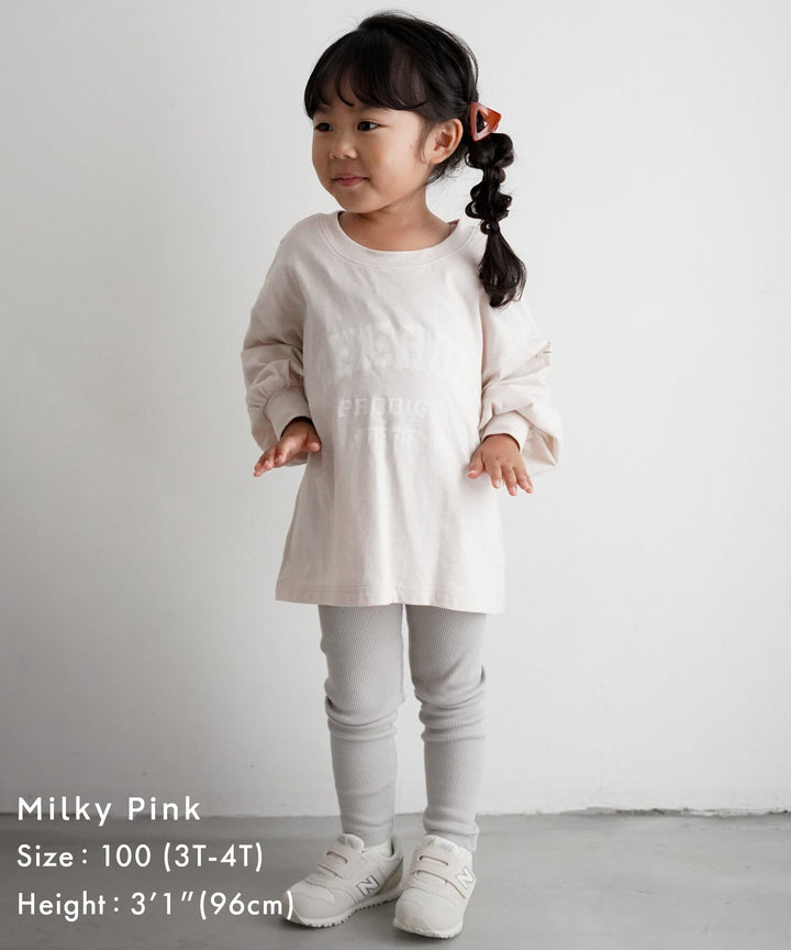 【SS】College Logo Long-Sleeve T-Shirt