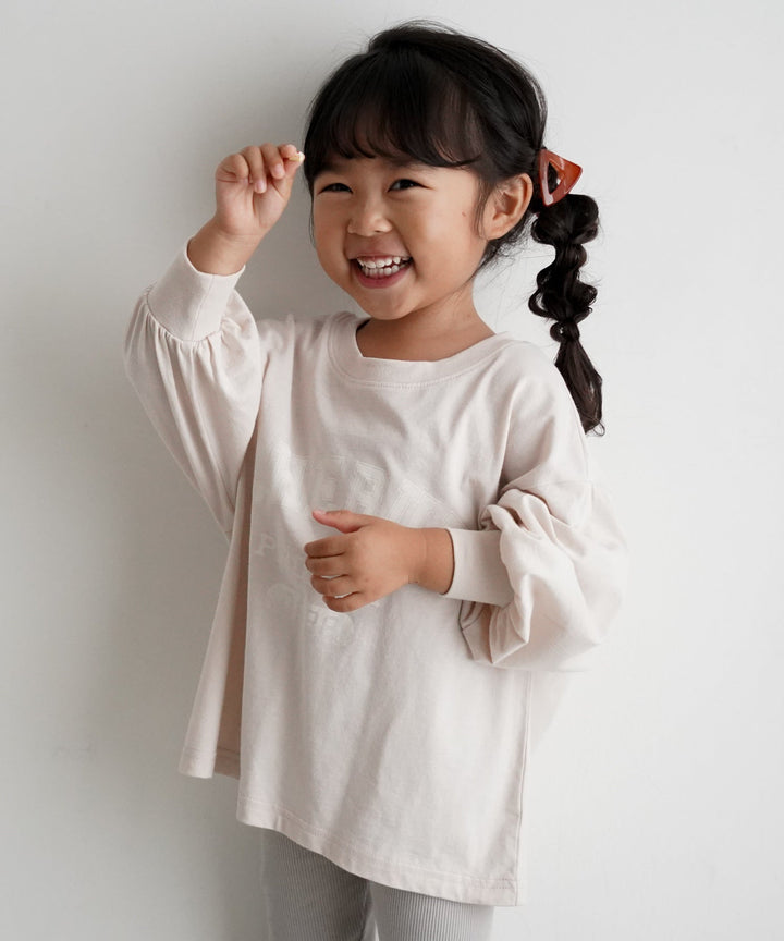 【SS】College Logo Long-Sleeve T-Shirt