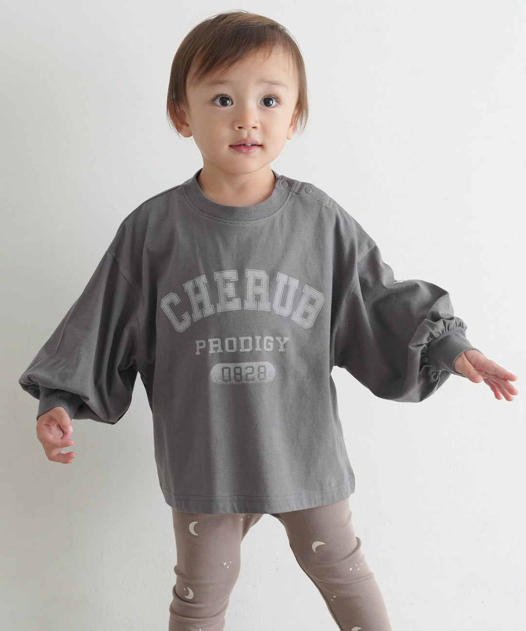 【SS】College Logo Long-Sleeve T-Shirt