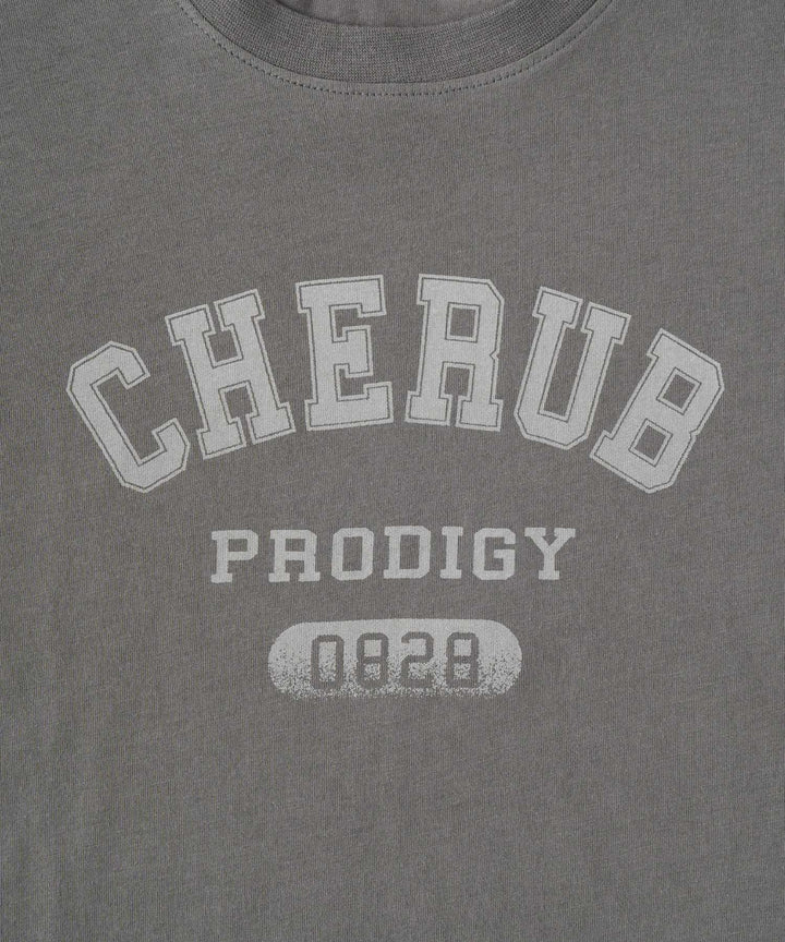 【SS】College Logo Long-Sleeve T-Shirt