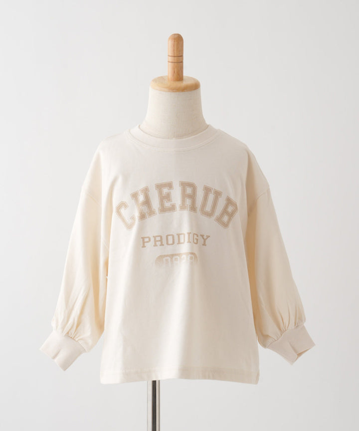 【SS】College Logo Long-Sleeve T-Shirt