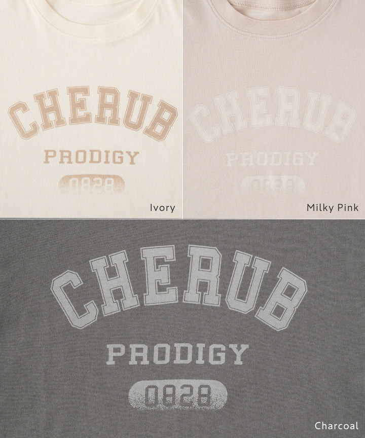 【SS】College Logo Long-Sleeve T-Shirt