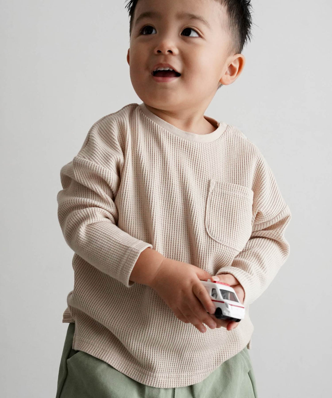 Waffle Long-Sleeve T-Shirt