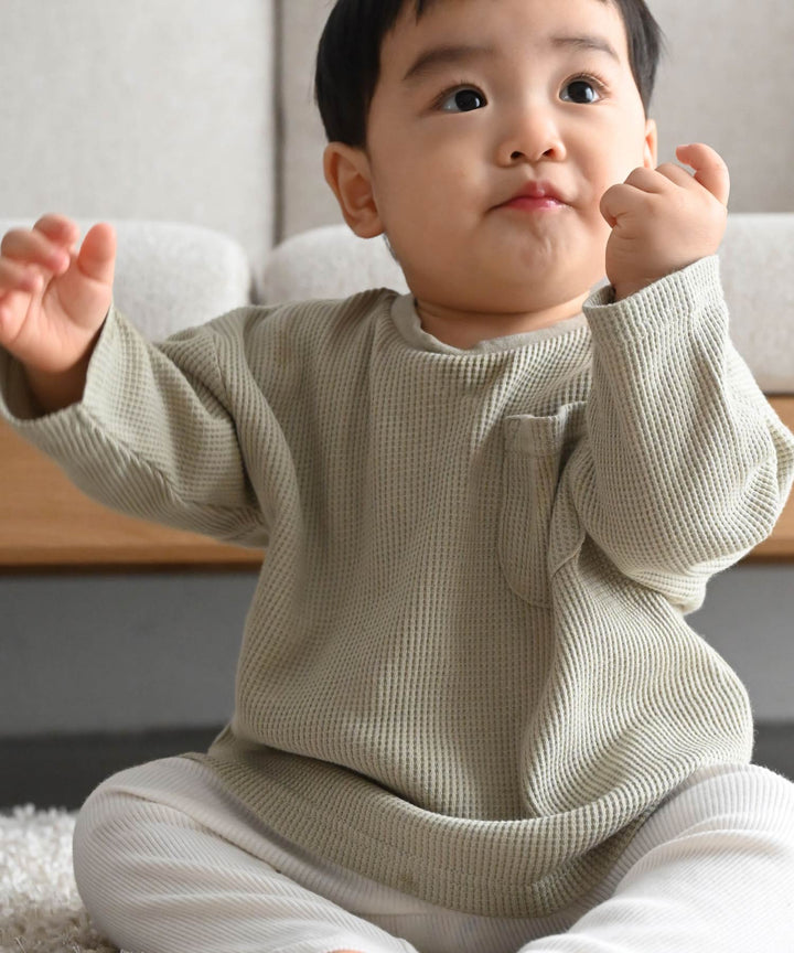 【AW】Waffle Long-Sleeve T-Shirt