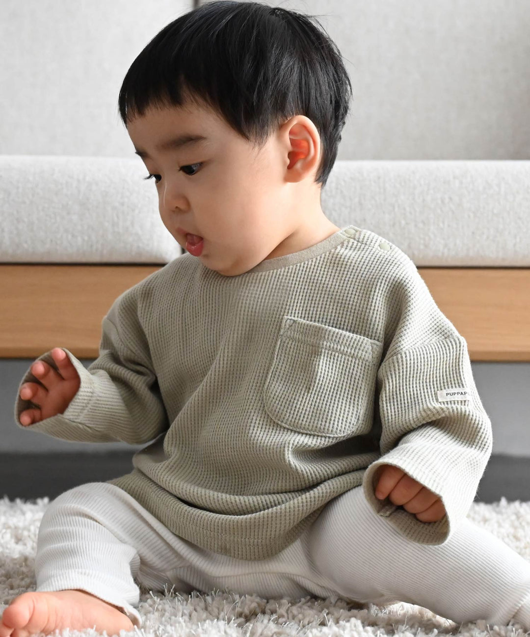 【AW】Waffle Long-Sleeve T-Shirt
