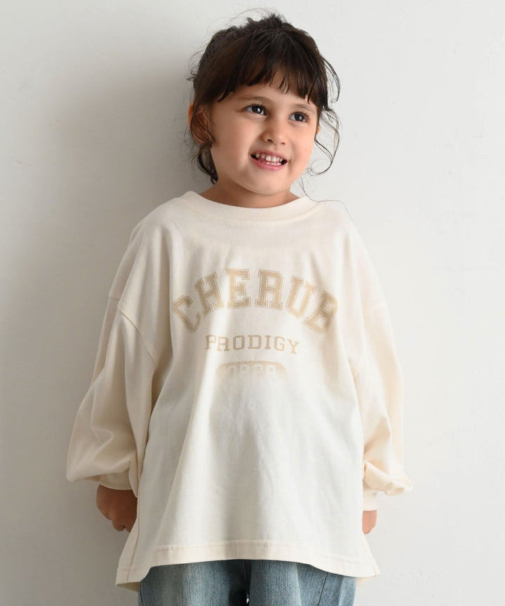 【AW】College Logo Long-Sleeve T-Shirt