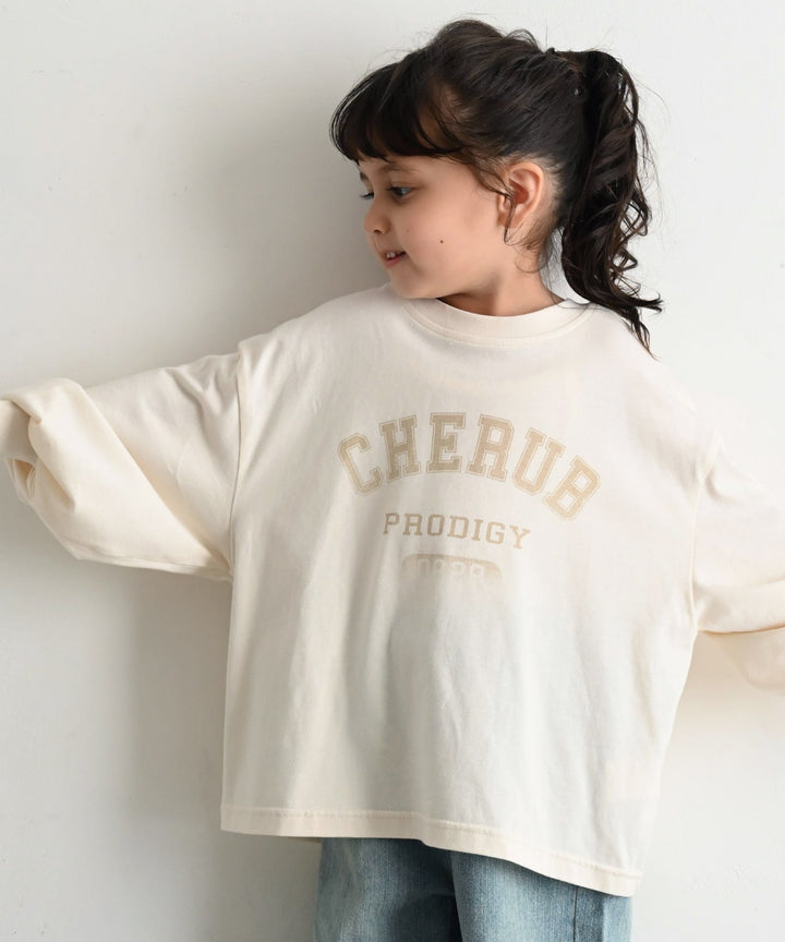 【AW】College Logo Long-Sleeve T-Shirt