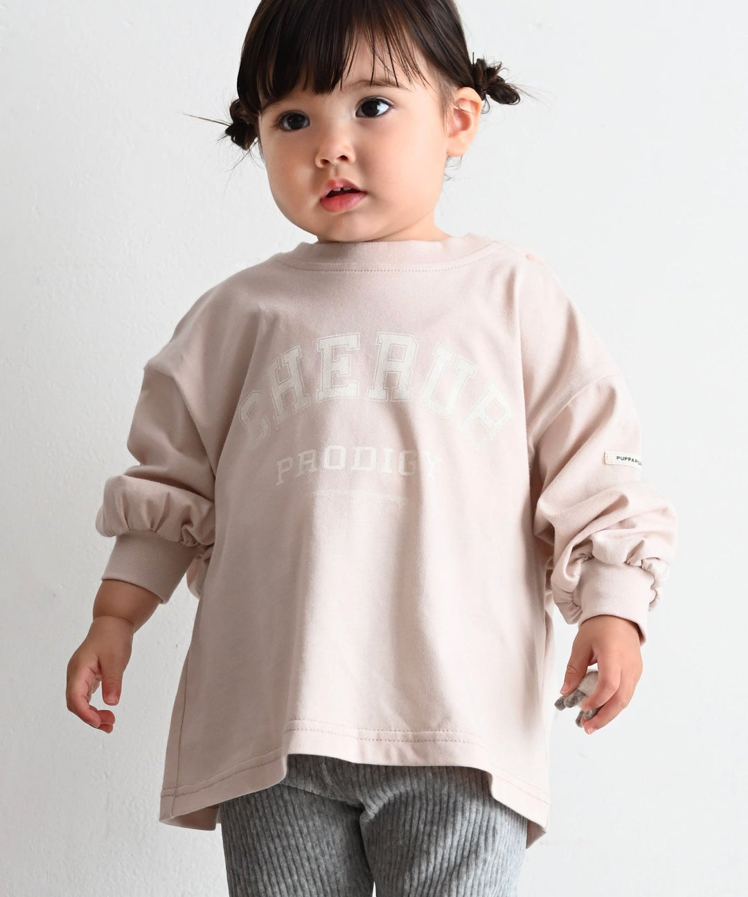 【AW】College Logo Long-Sleeve T-Shirt