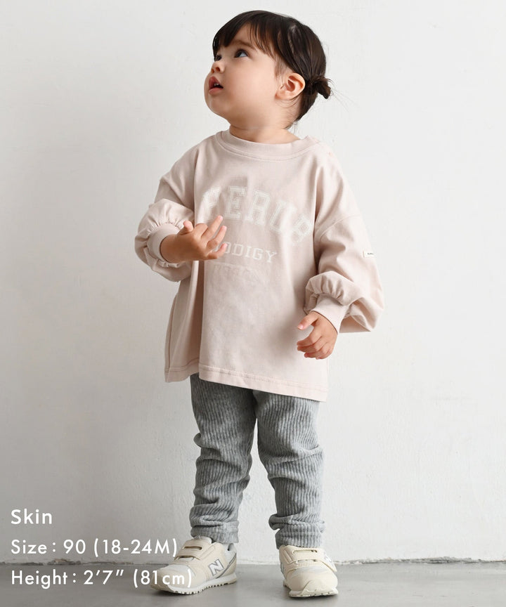 【AW】College Logo Long-Sleeve T-Shirt