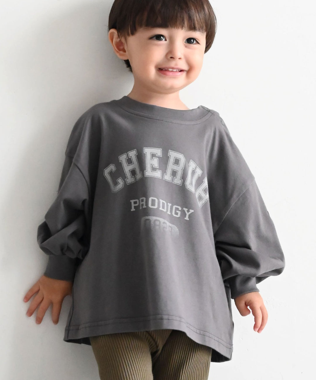 【AW】College Logo Long-Sleeve T-Shirt