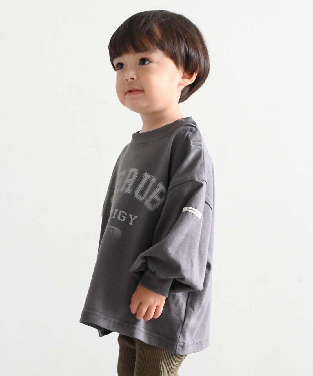 【AW】College Logo Long-Sleeve T-Shirt