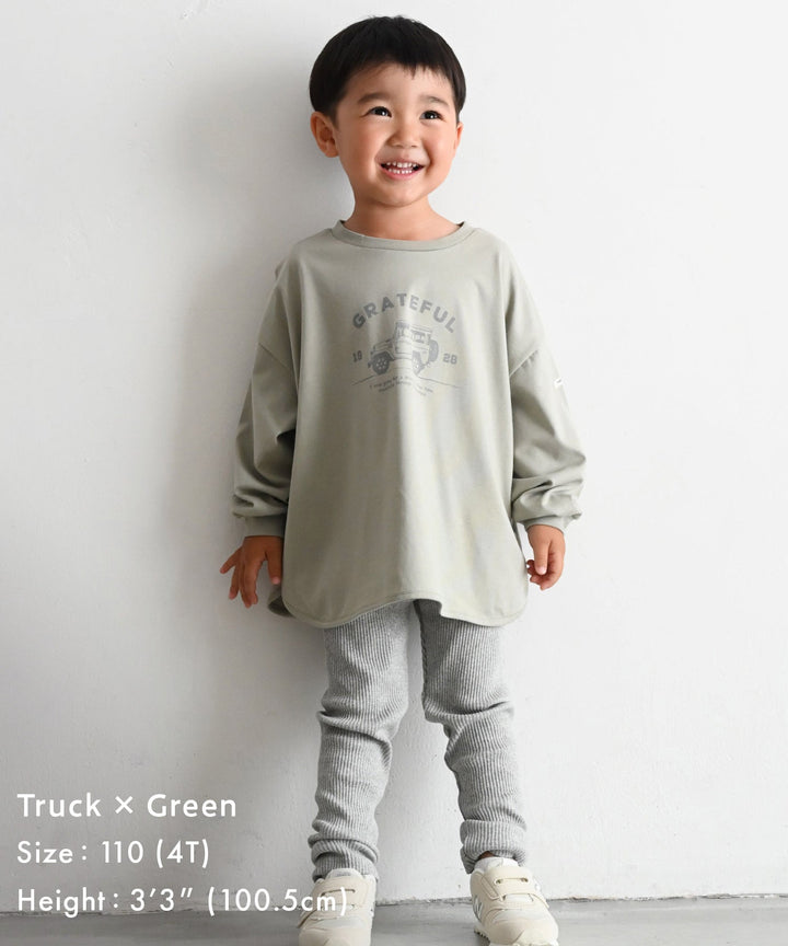 【AW】Round-Hem Long-Sleeve T-Shirt