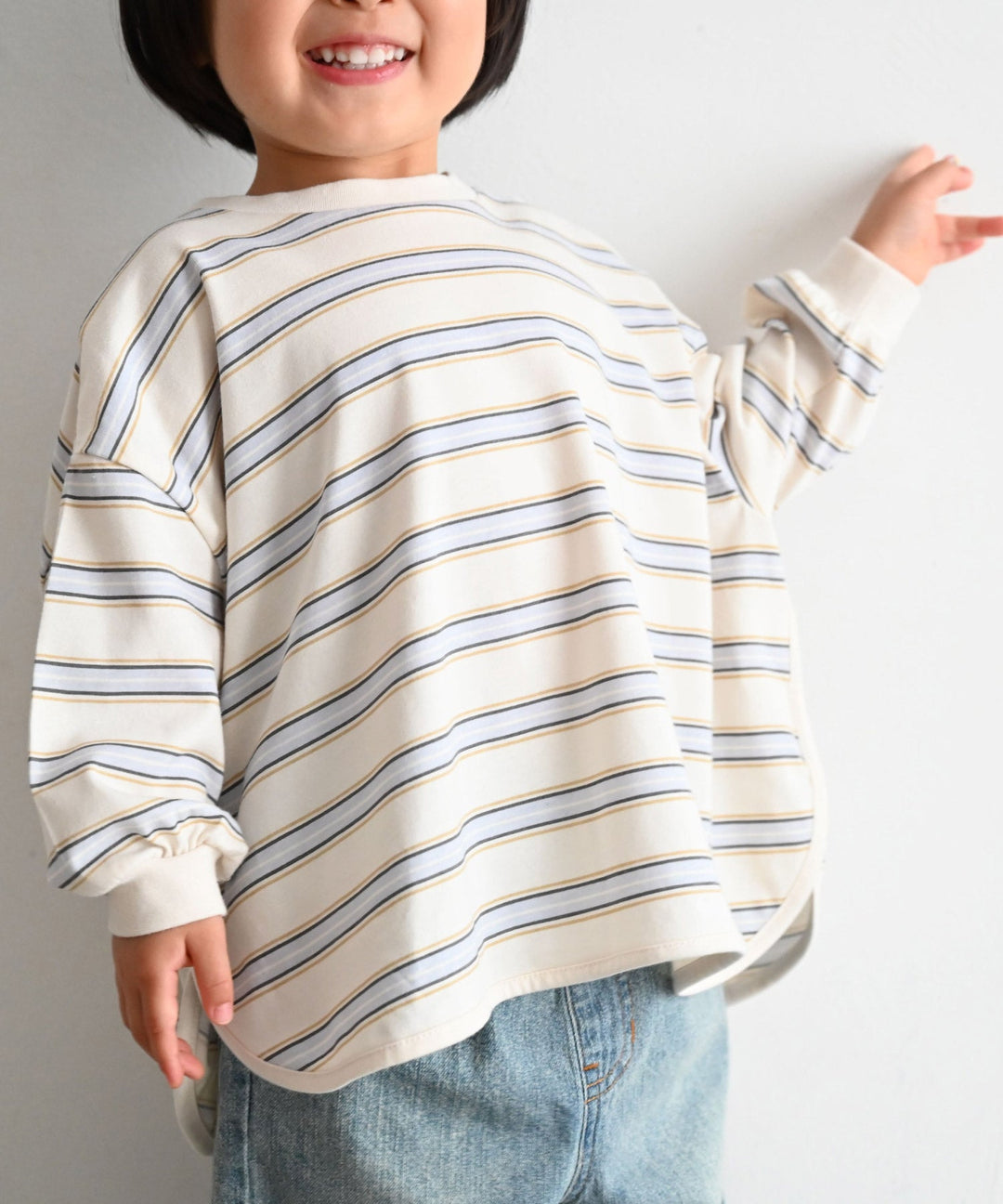 【AW】Round-Hem Long-Sleeve T-Shirt