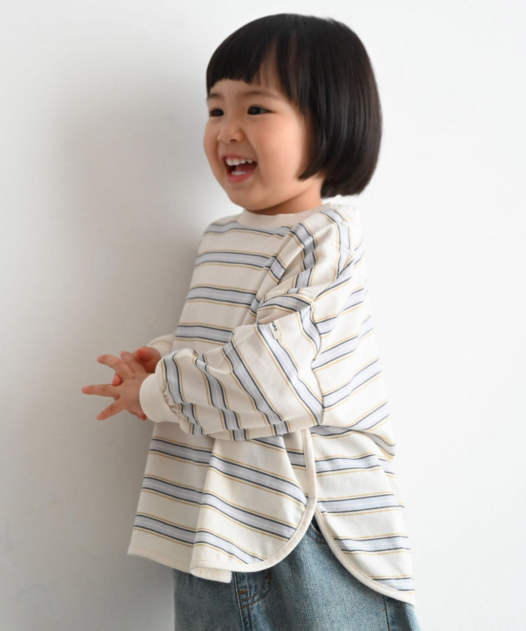【AW】Round-Hem Long-Sleeve T-Shirt