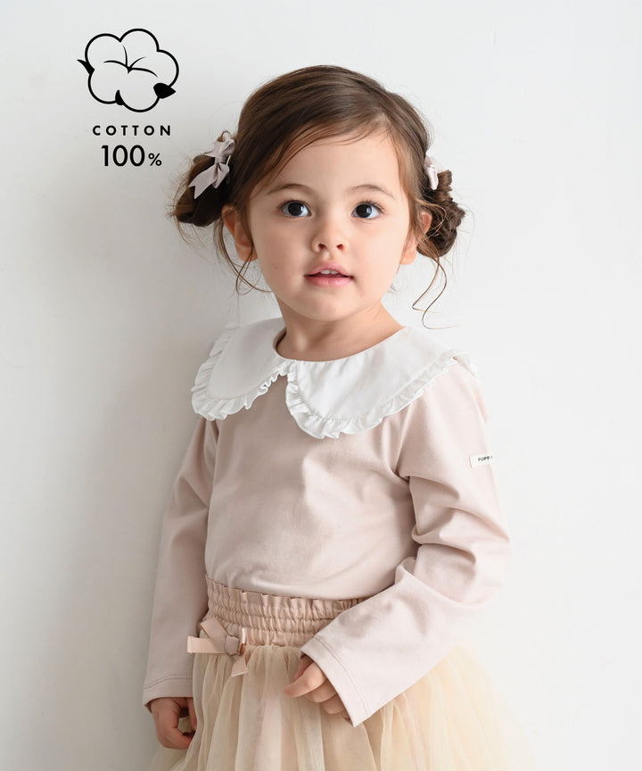 【AW】Big-Collar Long-Sleeve T-Shirt