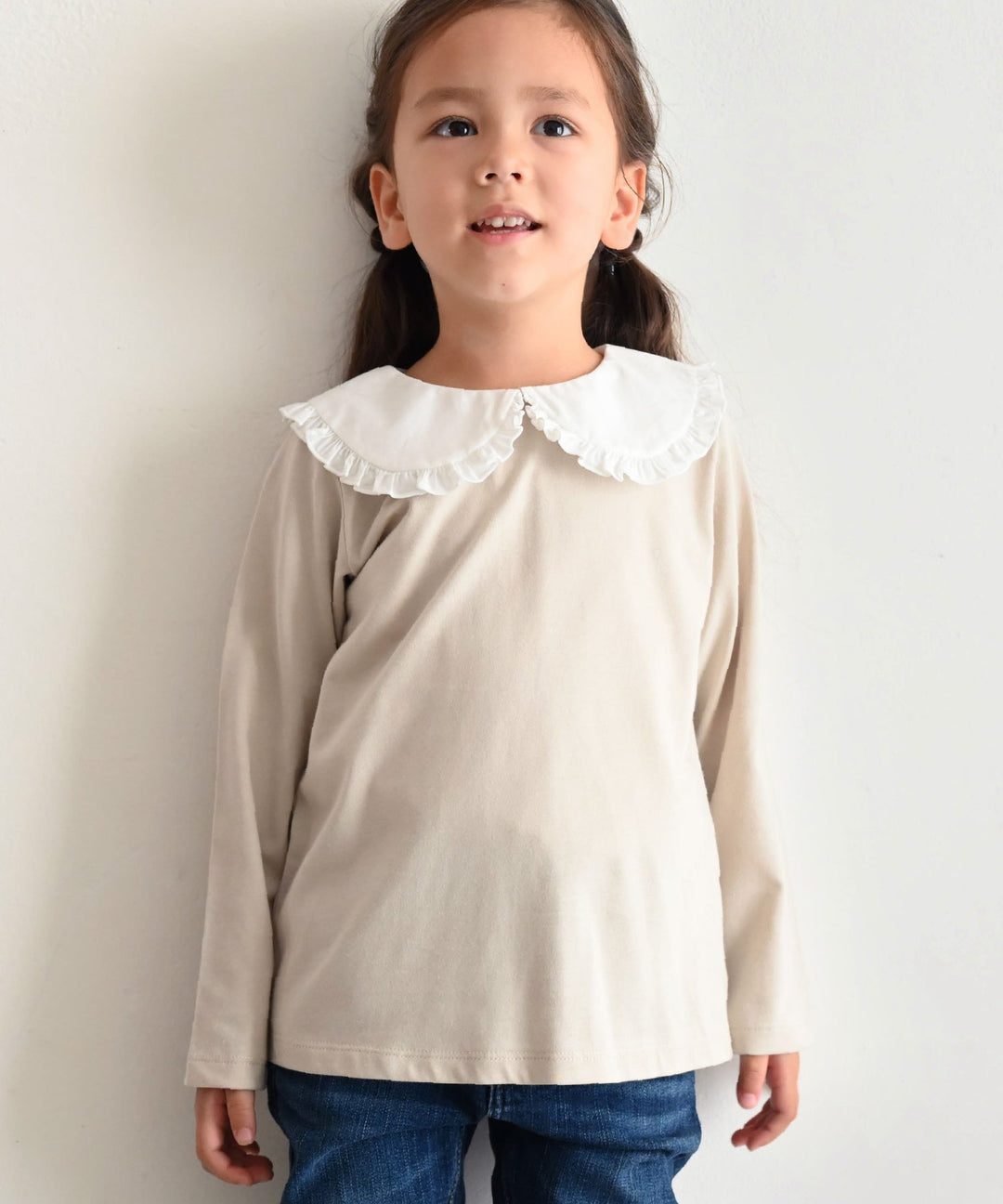 【AW】Big-Collar Long-Sleeve T-Shirt