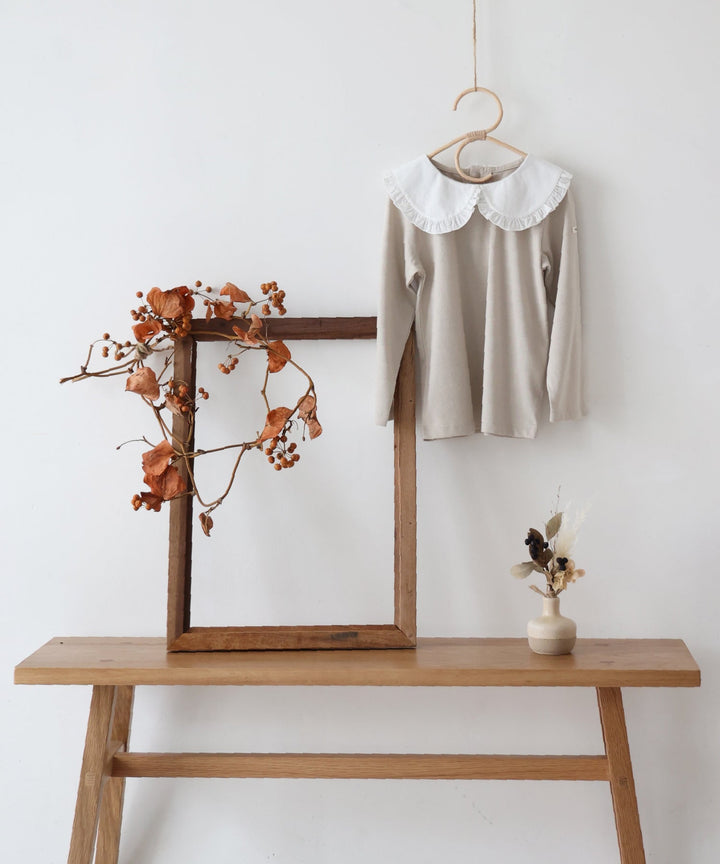 【AW】Big-Collar Long-Sleeve T-Shirt