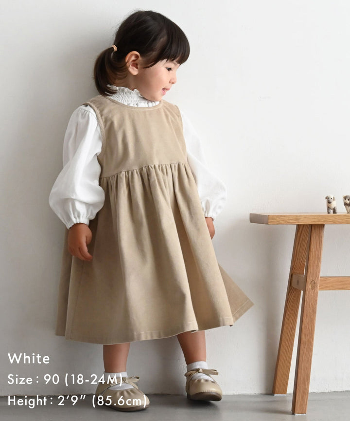 Shirred Puff-Sleeve Blouse