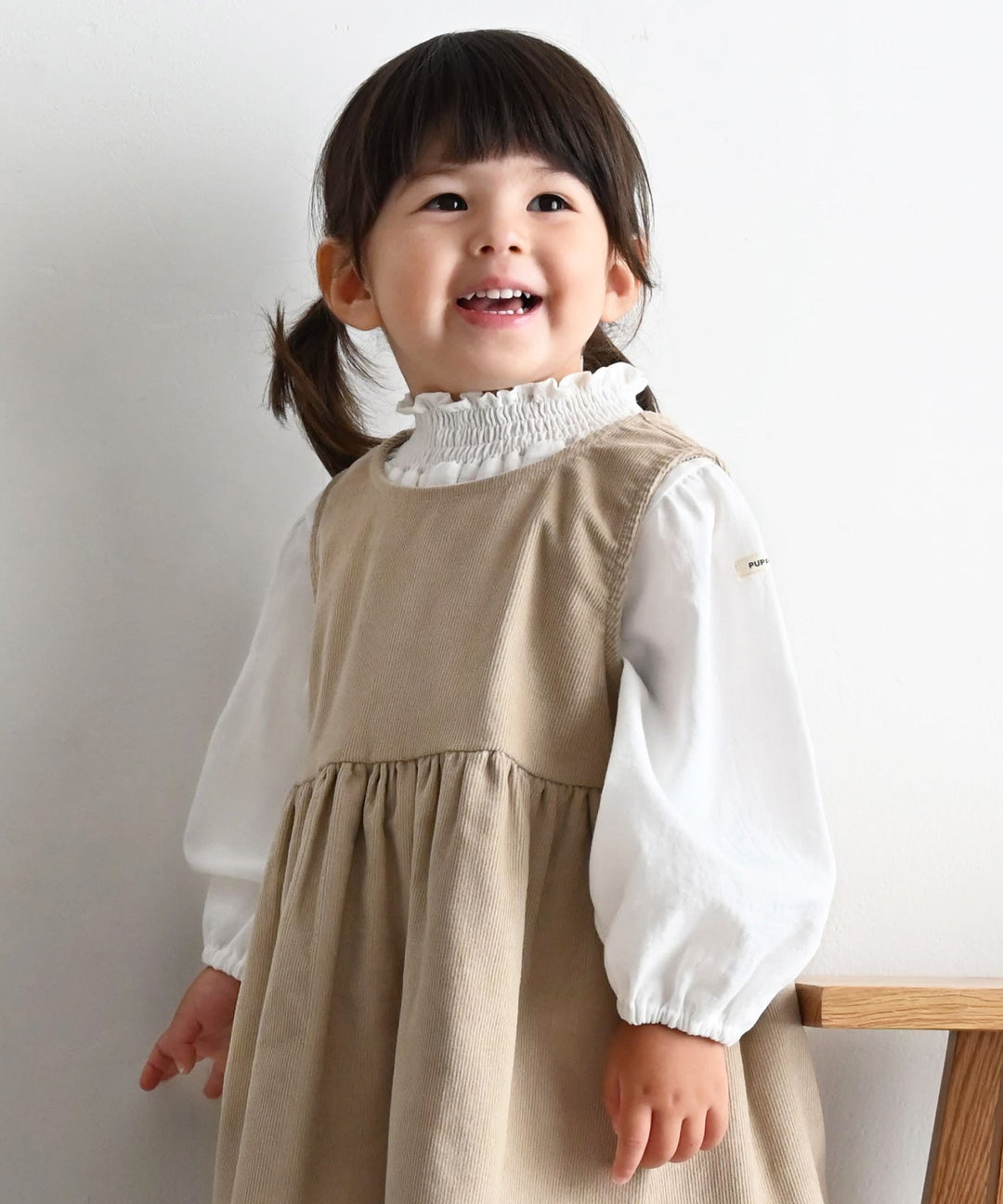 Shirred Puff-Sleeve Blouse