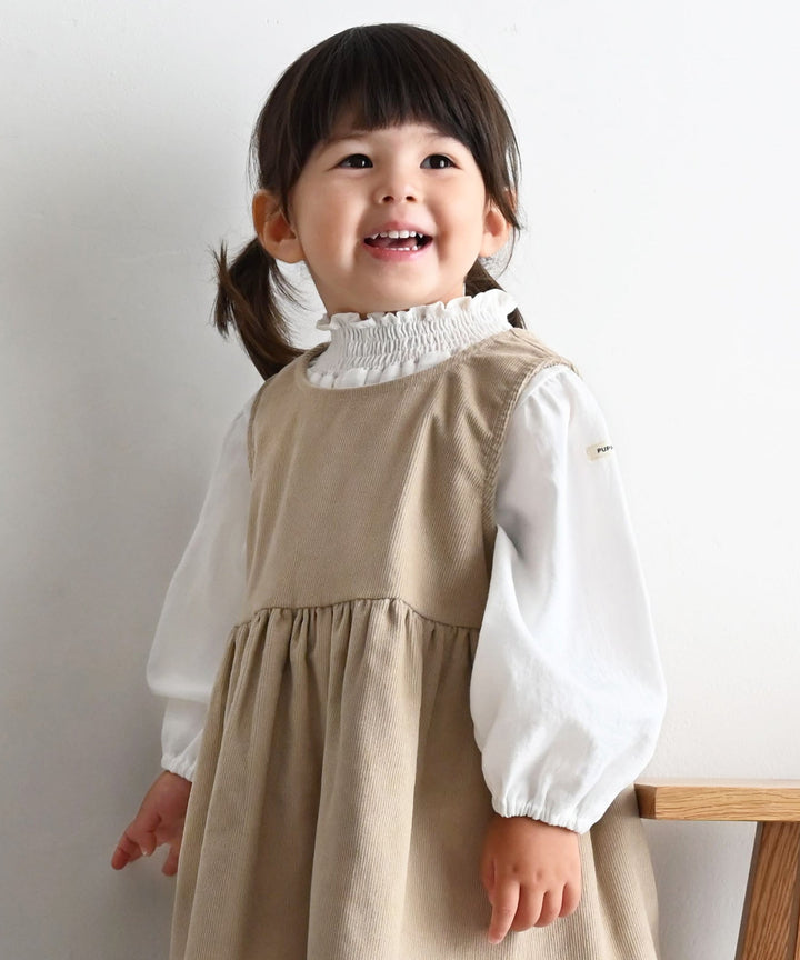 Shirred Puff-Sleeve Blouse