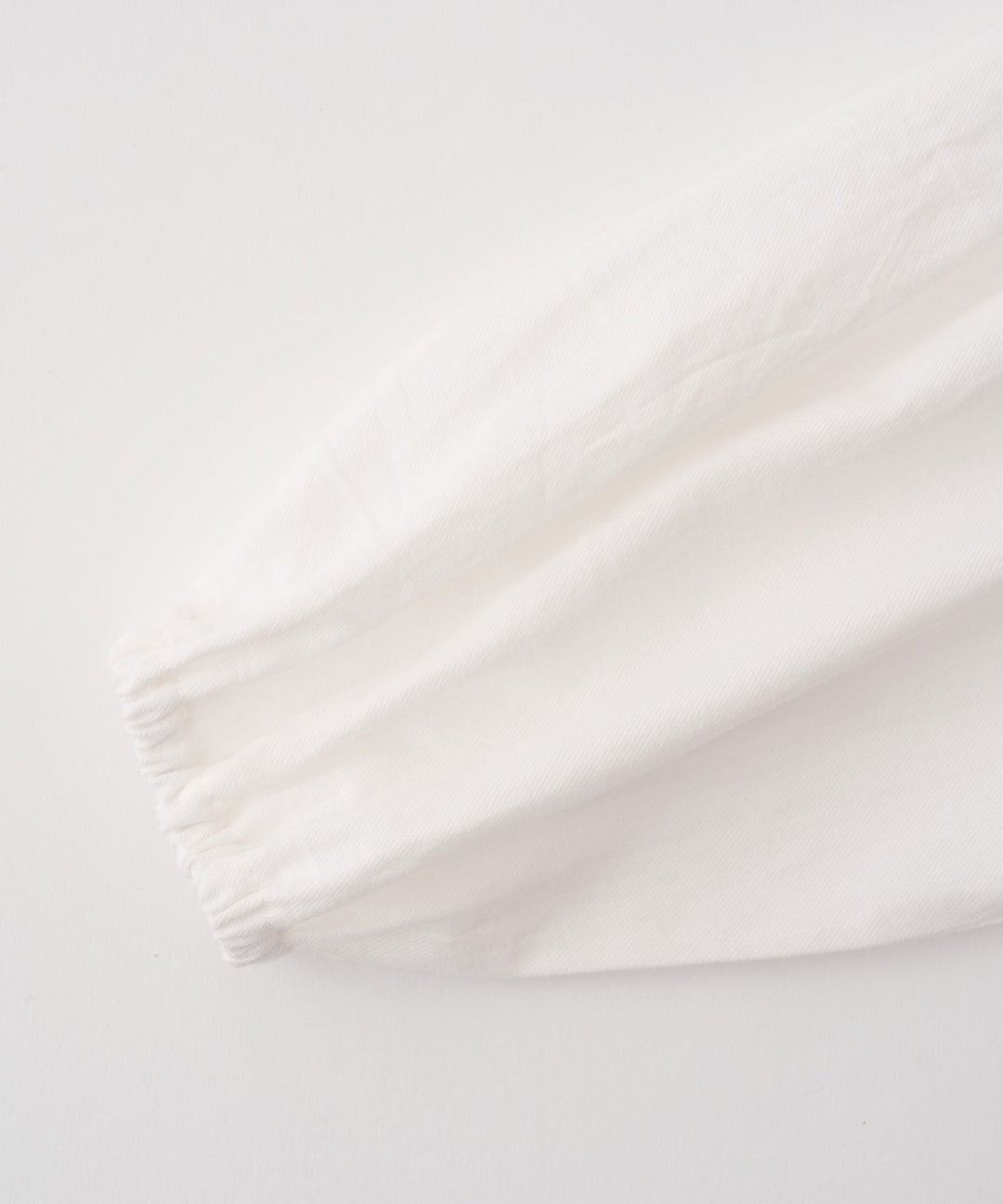 Shirred Puff-Sleeve Blouse