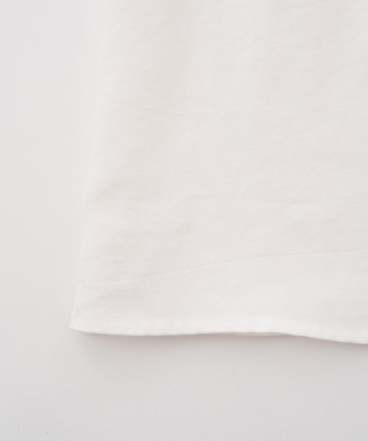 Shirred Puff-Sleeve Blouse