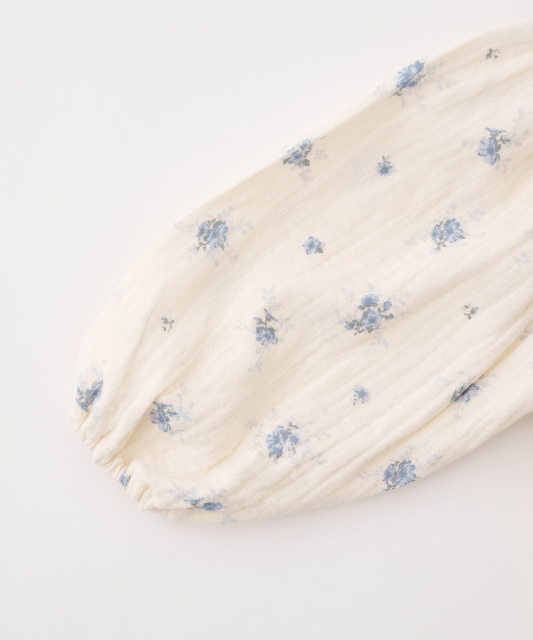 Double Gauze Blouse with Frilled Collar